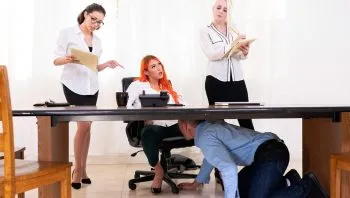 Busy Around the Cock